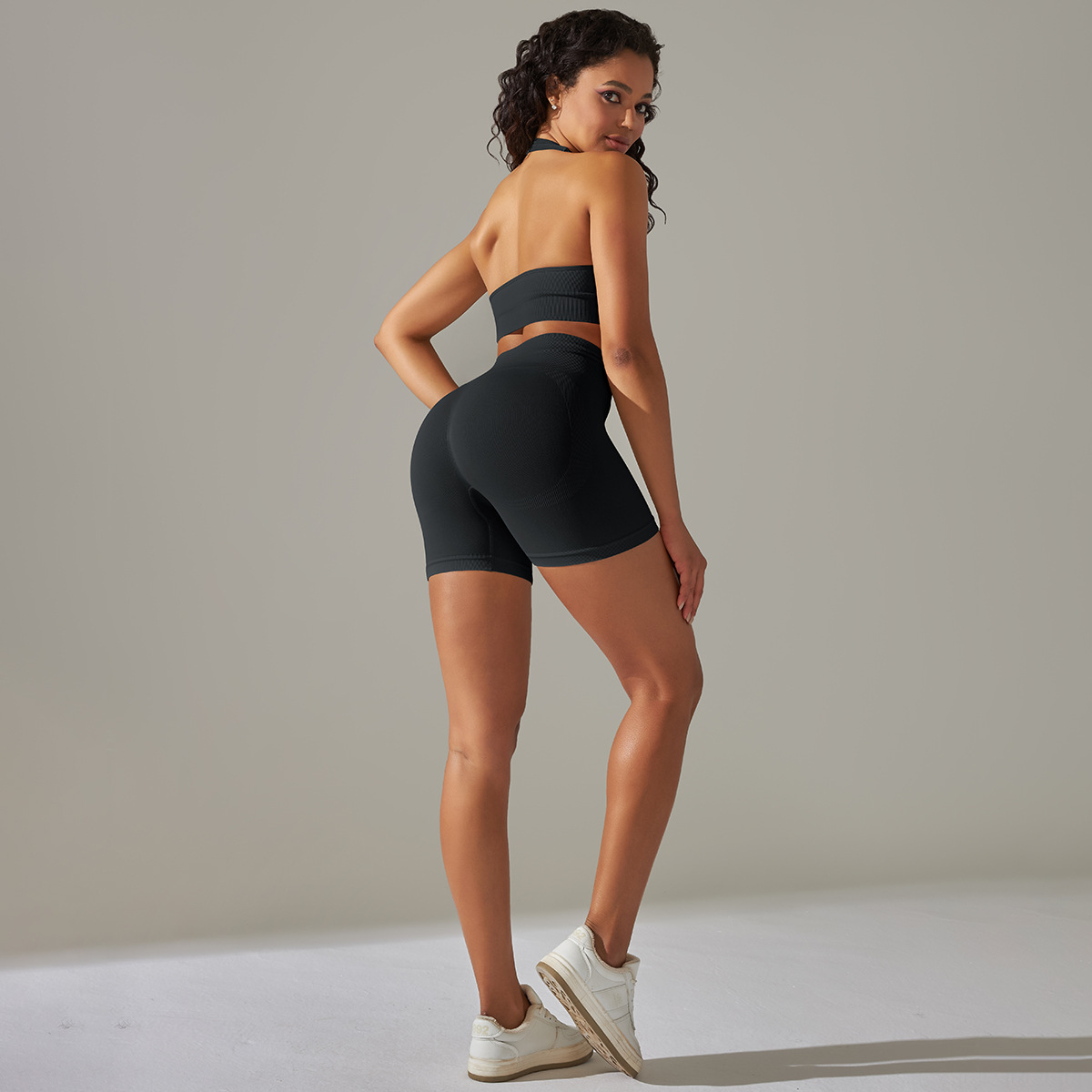  Fitness Backless Sports Bra Set 6610