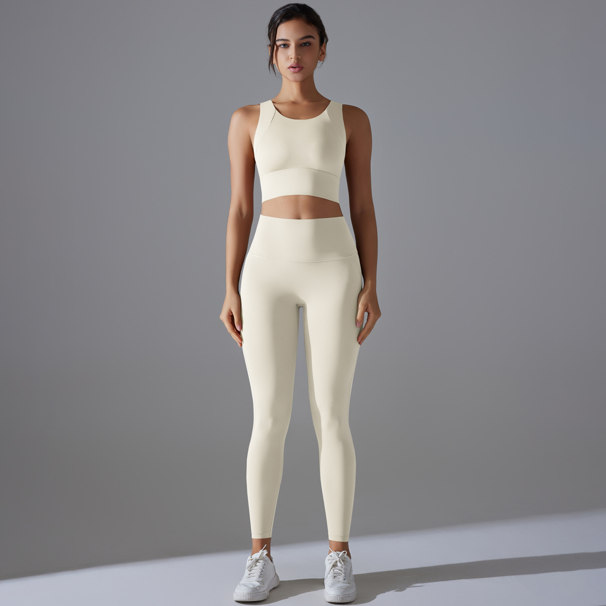  Stretchy Sports Fitness Two-Piece Set 7004