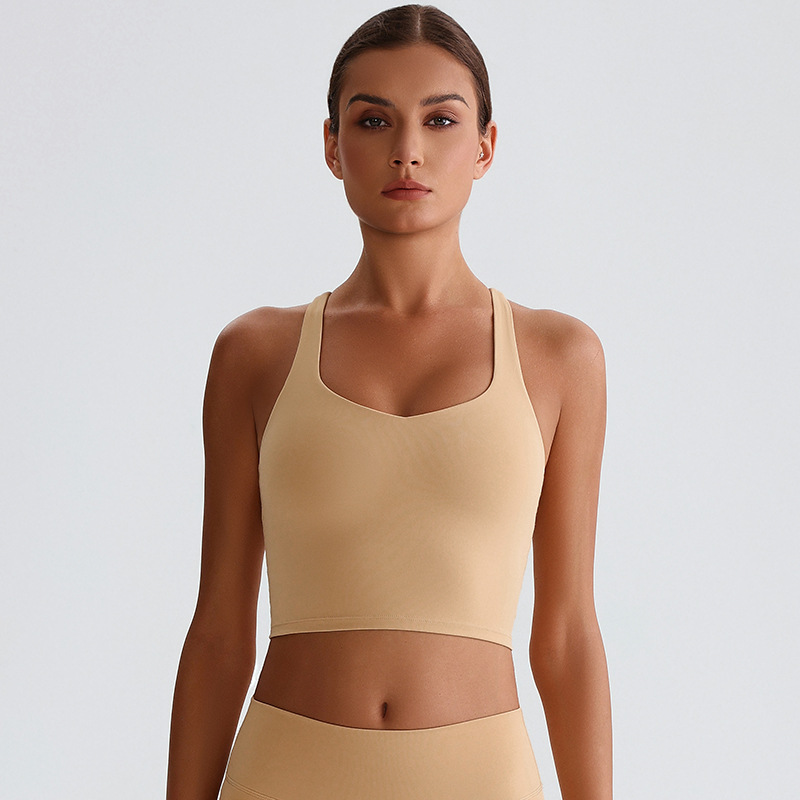  Cross Back Sports Bra for Summer Outer Wear SKL-LQ8021