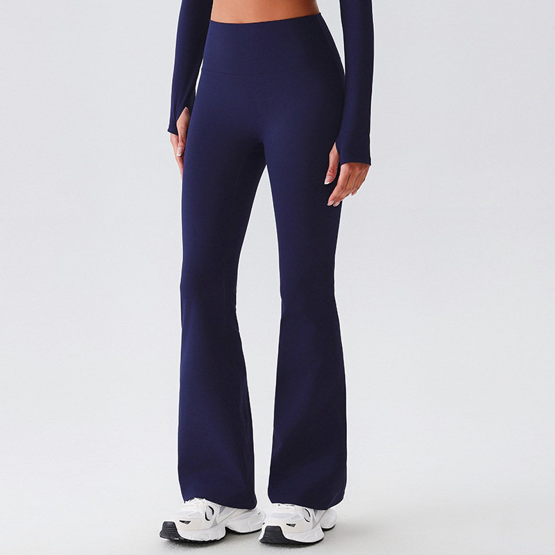 Yoga Pants for women High-waisted Hip-lifting Slightly Flared Leggings SKL-LQ8006