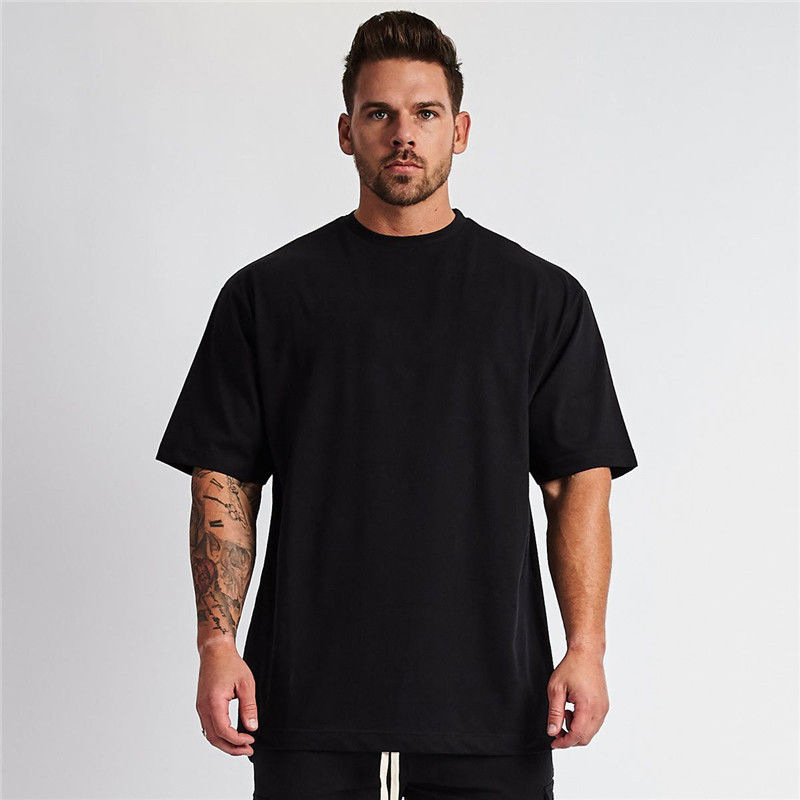 Men's Round Neck Cotton Loose Fit T-Shirt TX38