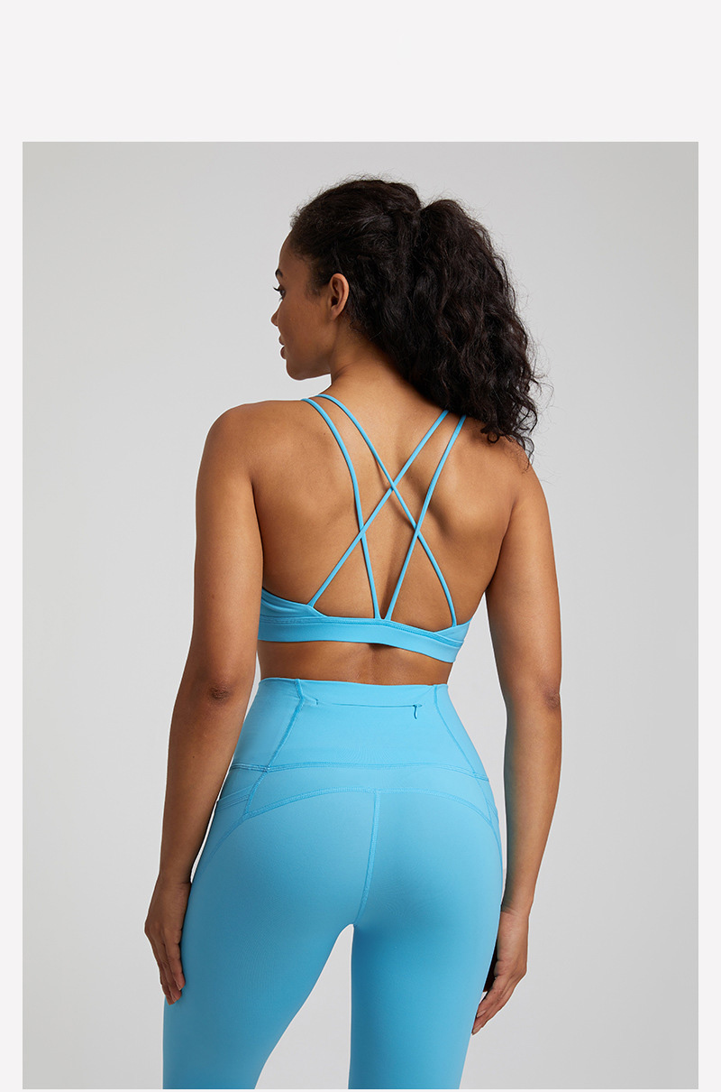  Naked Fitness Bra Shock-Absorbing Tight Quick-Drying Yoga Wear SKL-LQ4060