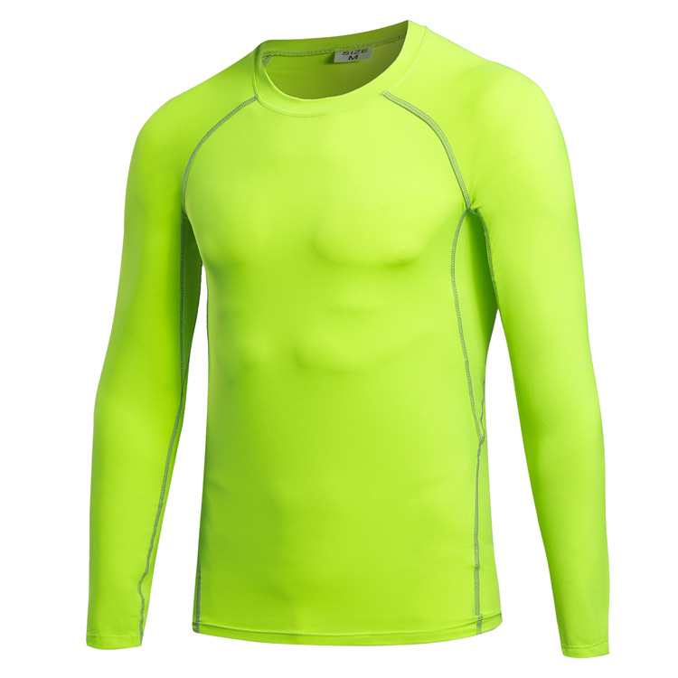 Men's Tight & Stretchable Long - Sleeved Fitness Shirts 1039