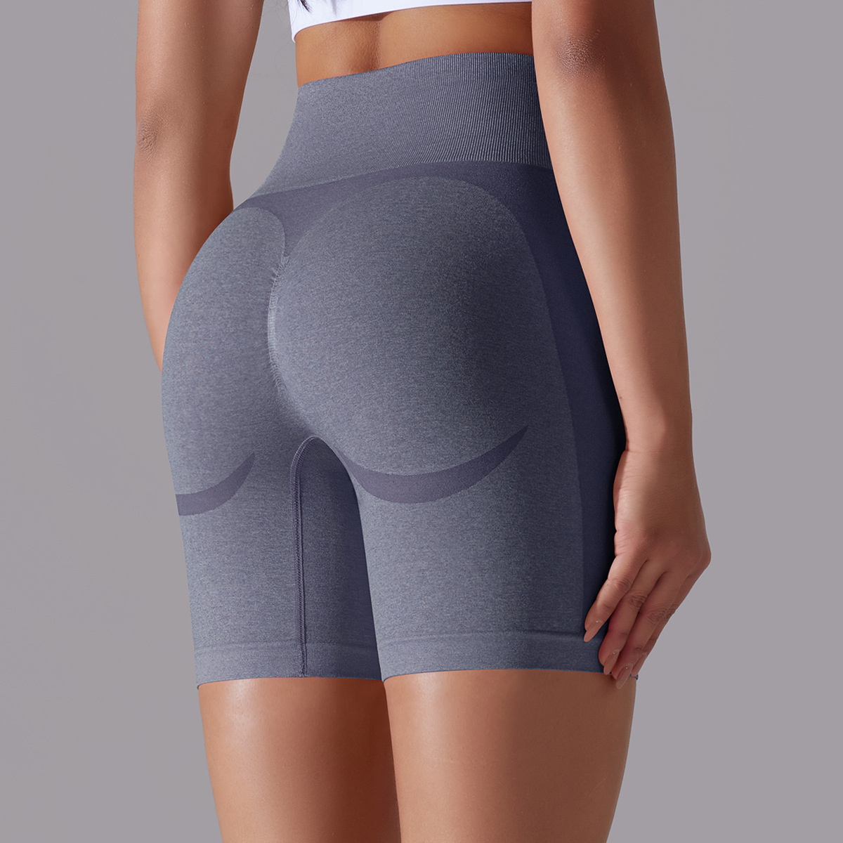 High-waisted Hip-lifting Running Tight Shorts 6641