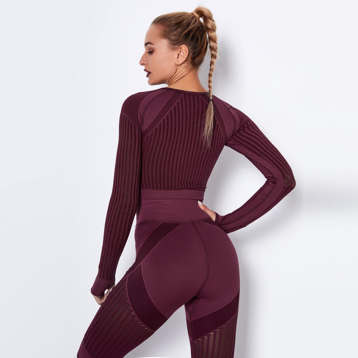  Breathable Tight Fitness Long-Sleeve for Women 6301