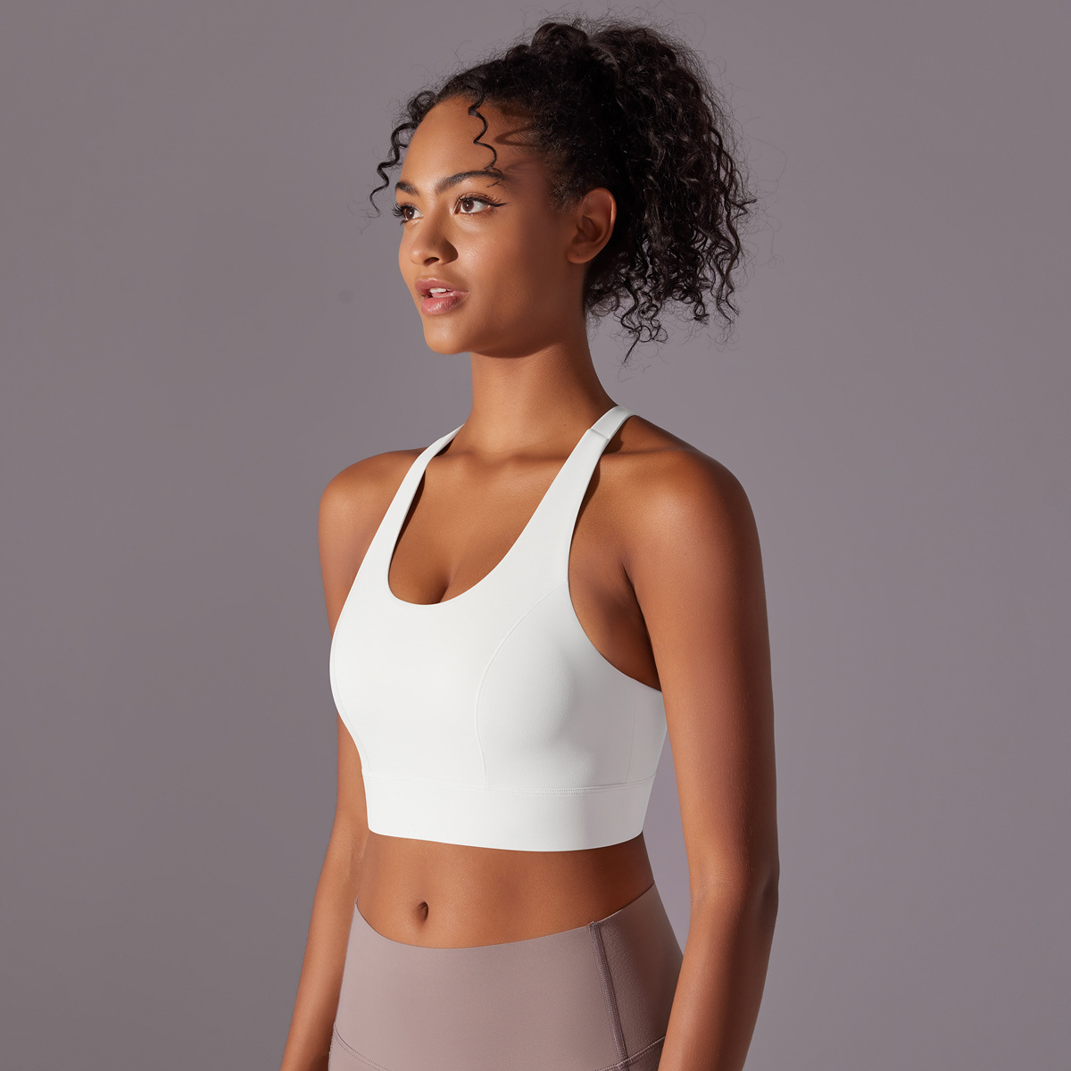 Seamless Back Buckle Shockproof Fitness Vest 7008