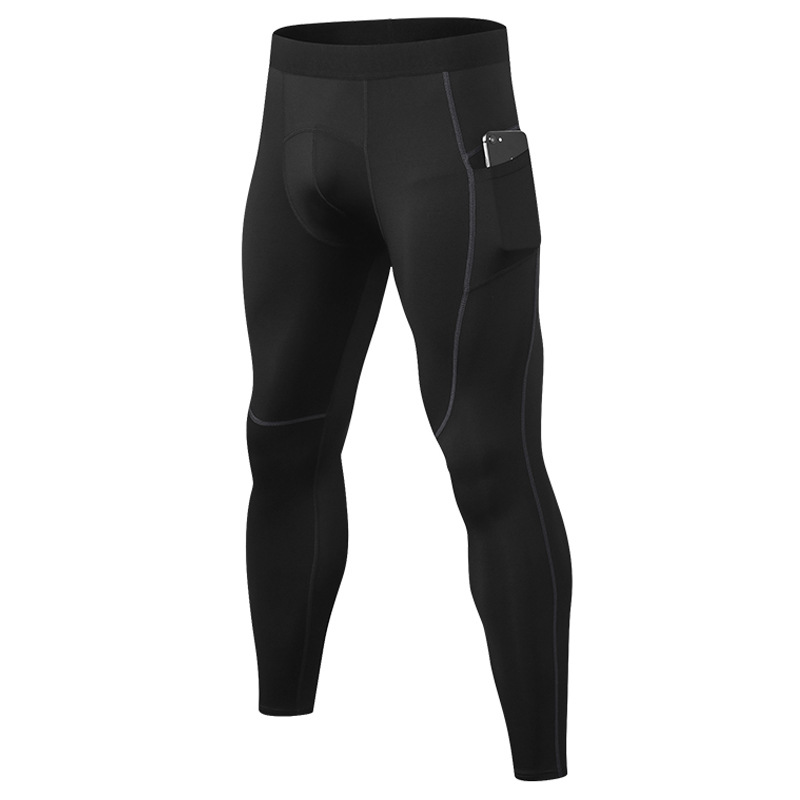 Men's High - Elastic Tight, Quick - Dry & Sweat - Wicking Sport Pants 01318