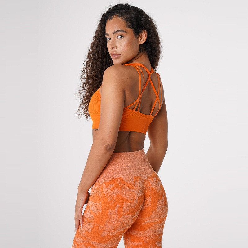 Seamless High Elasticity Sports Bra LX8117