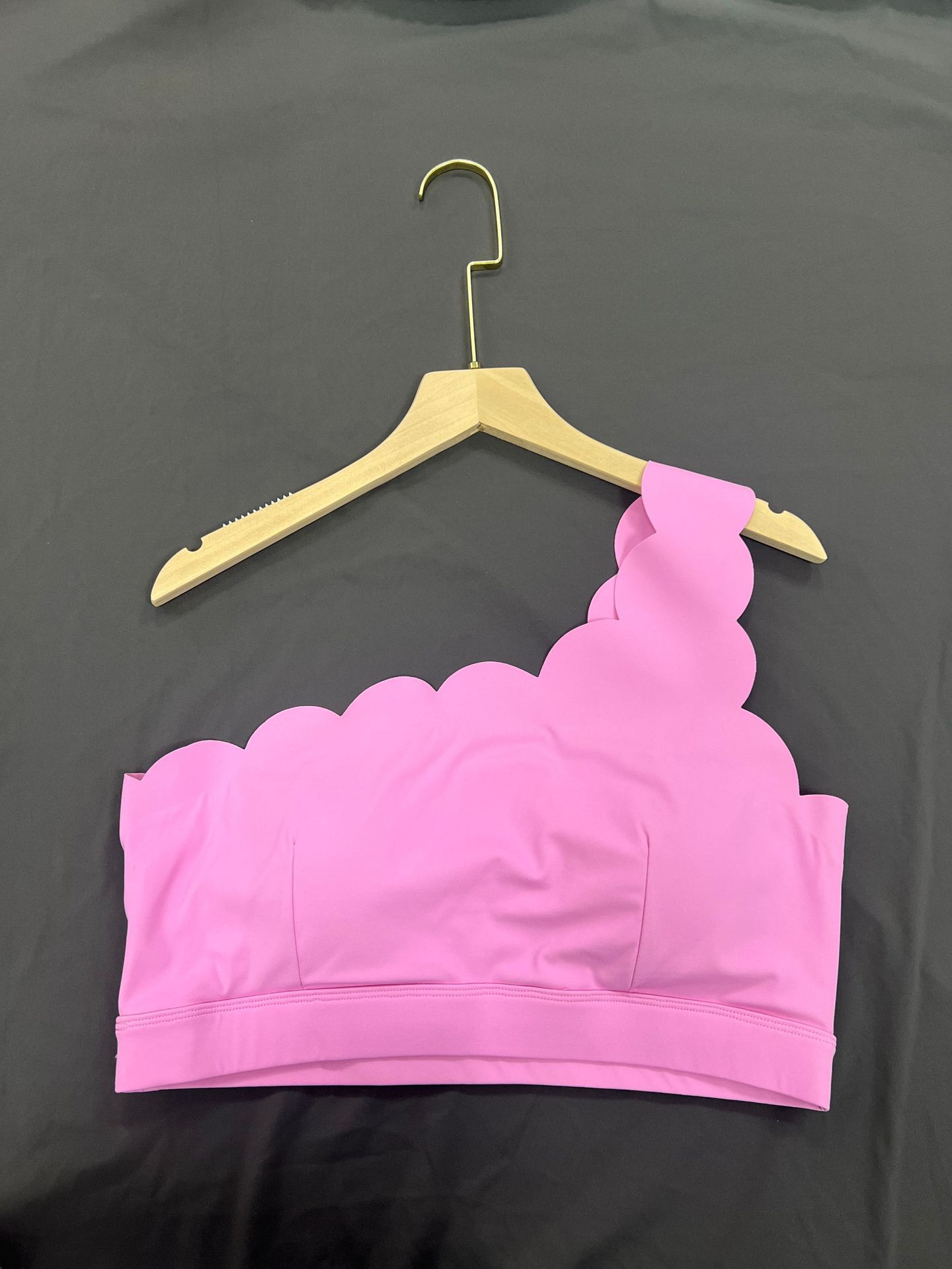  Single - Shoulder Strap Detachable Cup Sports Underwear Bra for Women SKL-FNK202414