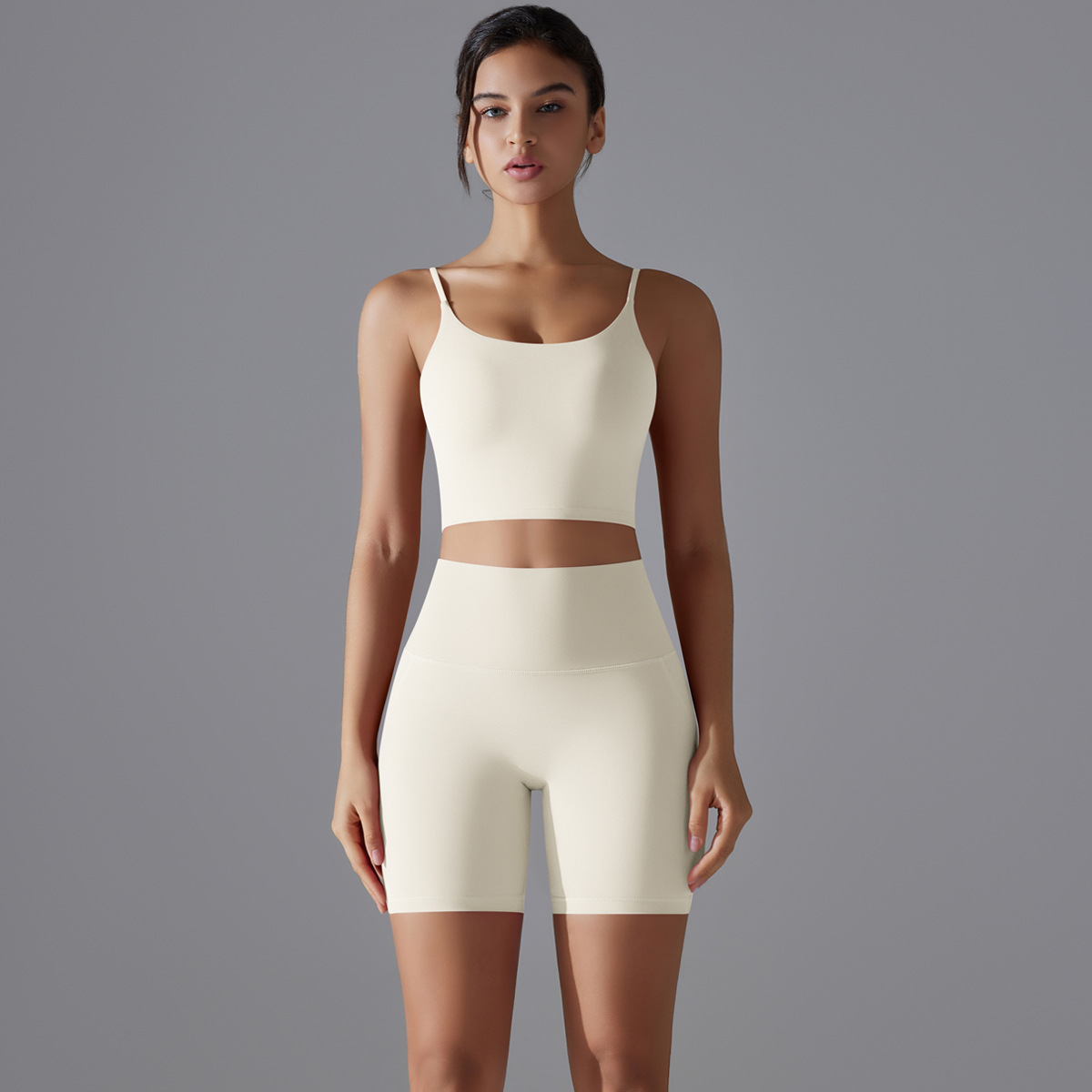  Hip-Lifting Tight Shorts Bra Set 7003