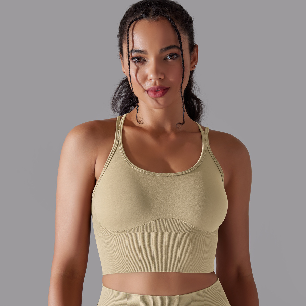  Crisscross Straps Yoga Bra Quick-dry 6632vest