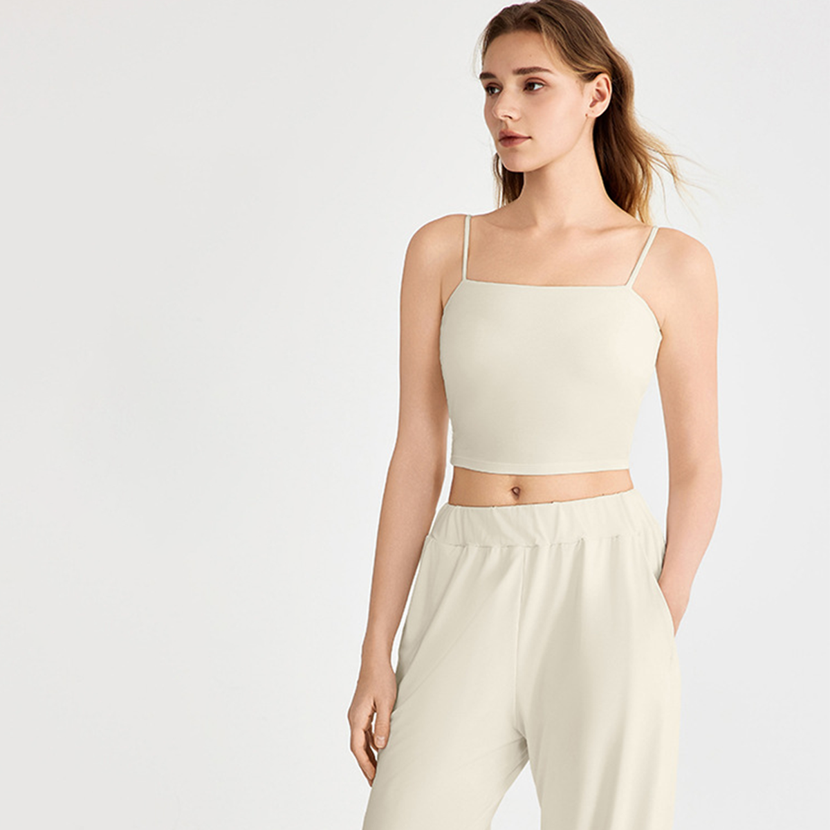Simple Solid Color Yoga Sling Tank Top DWC115165