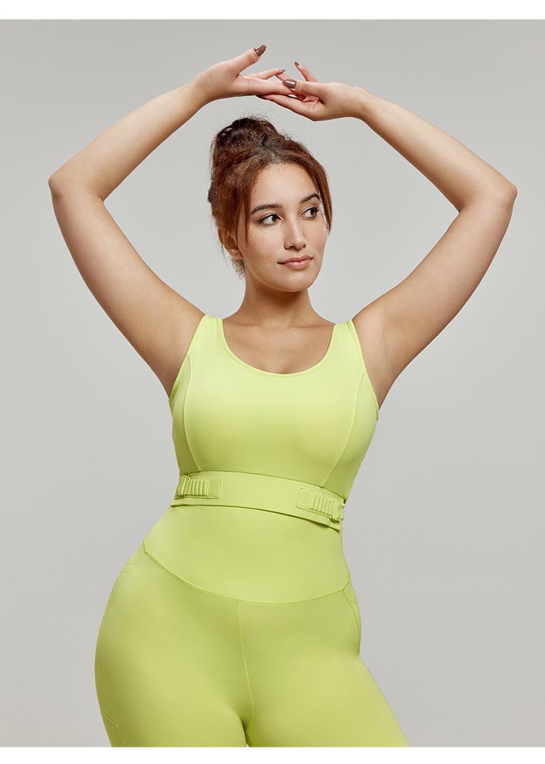 Plus-Size Cross-Back Yoga Tank Top DWB215029