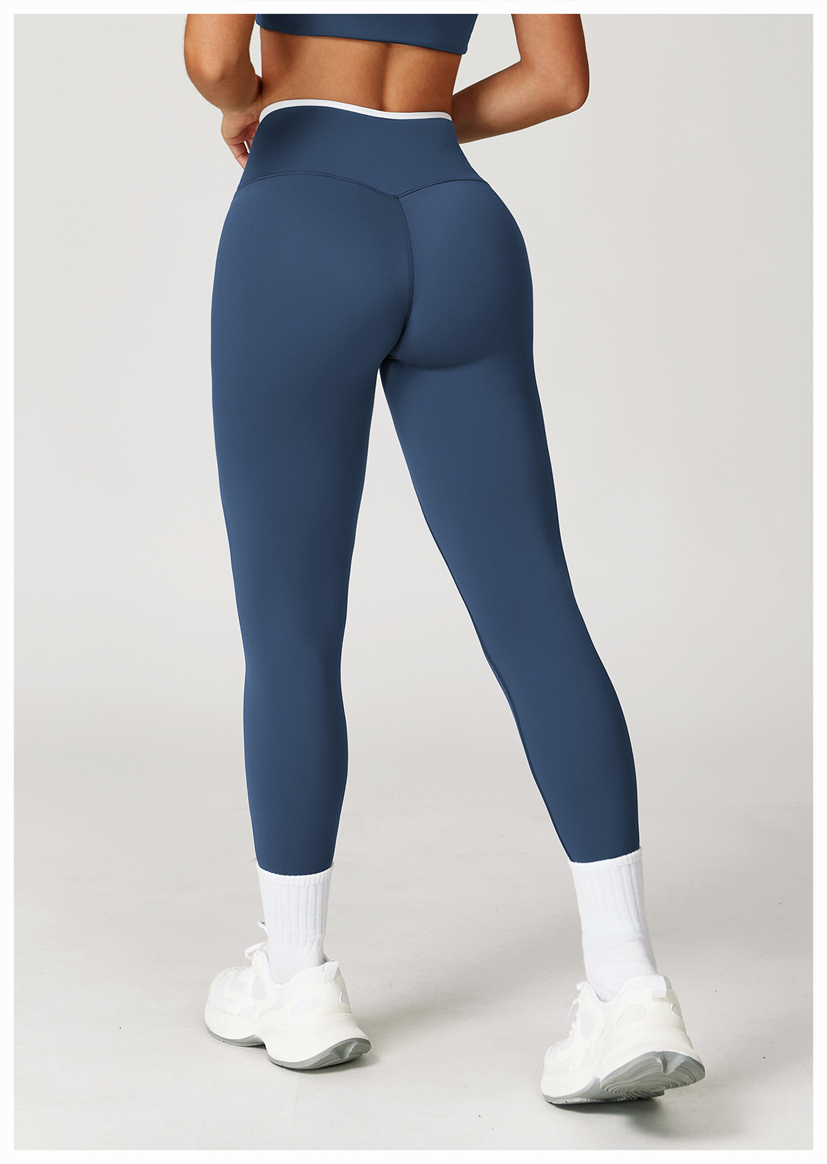 Women's Cross High-Waist Compression Yoga Leggings 9253