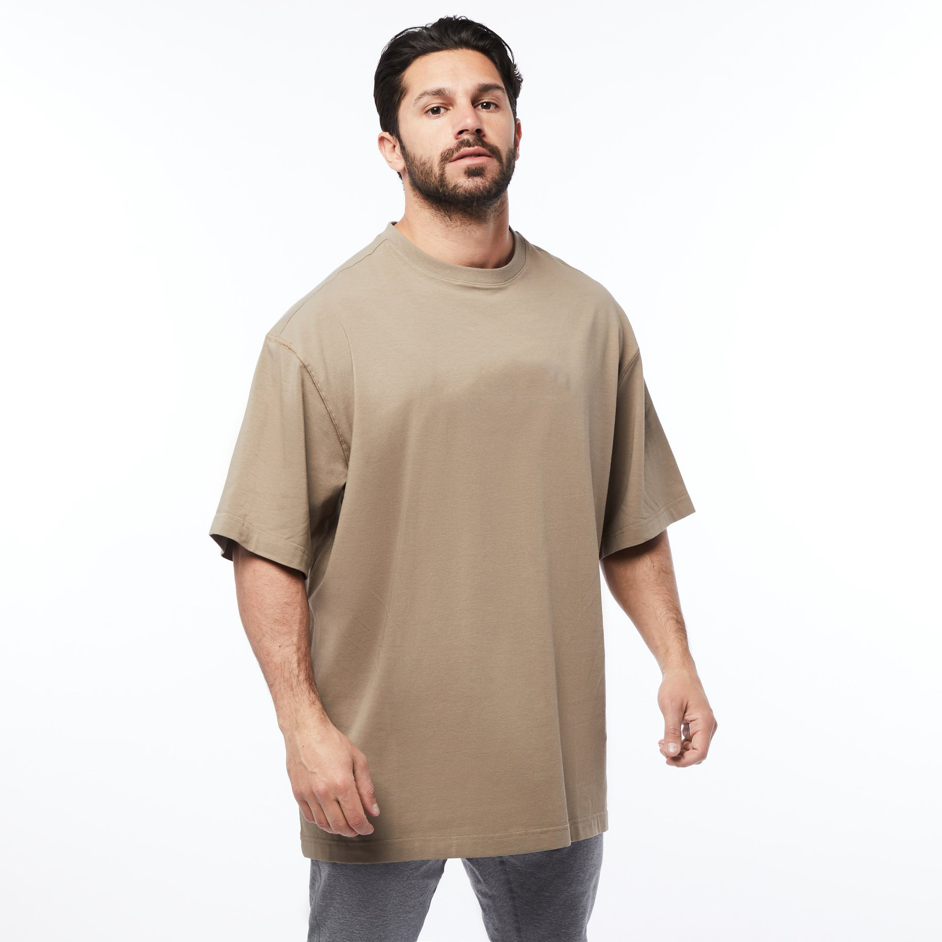 Men's Relaxed Fit Round Neck T-Shirt TX112