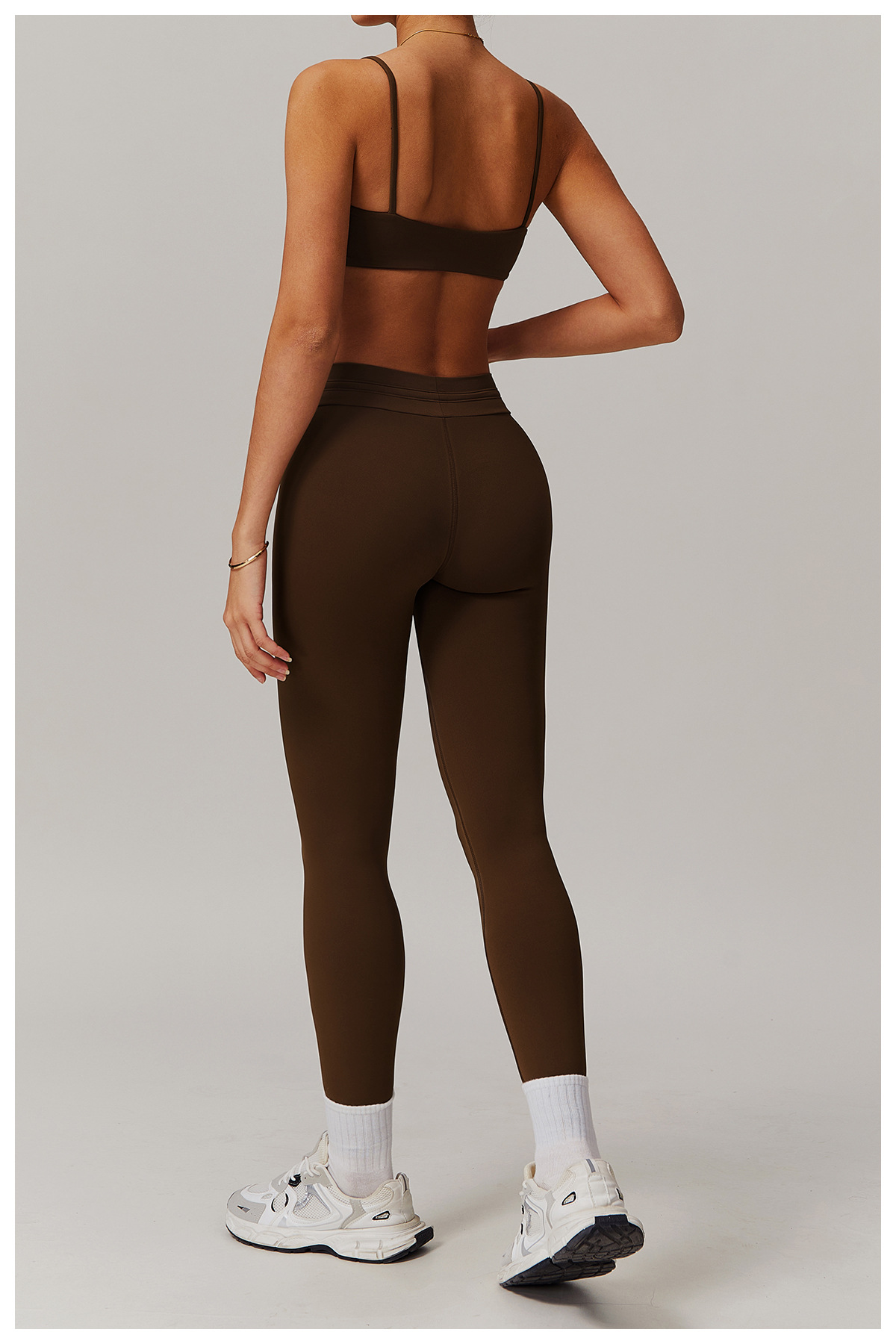 Off the shoulder Bra Yoga Set 5034