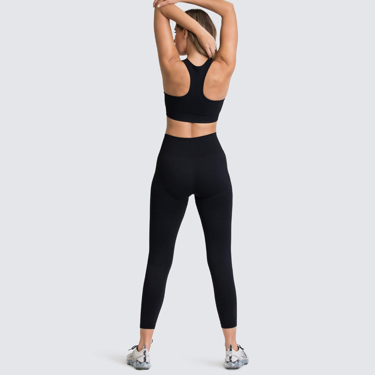  Fitness Backless Sports Bra Set 6095