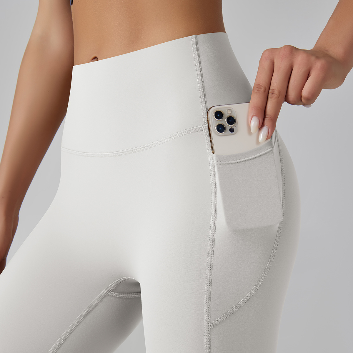  High-Waisted Hip-Lifting Tummy-Control Sports Yoga Pants 6647