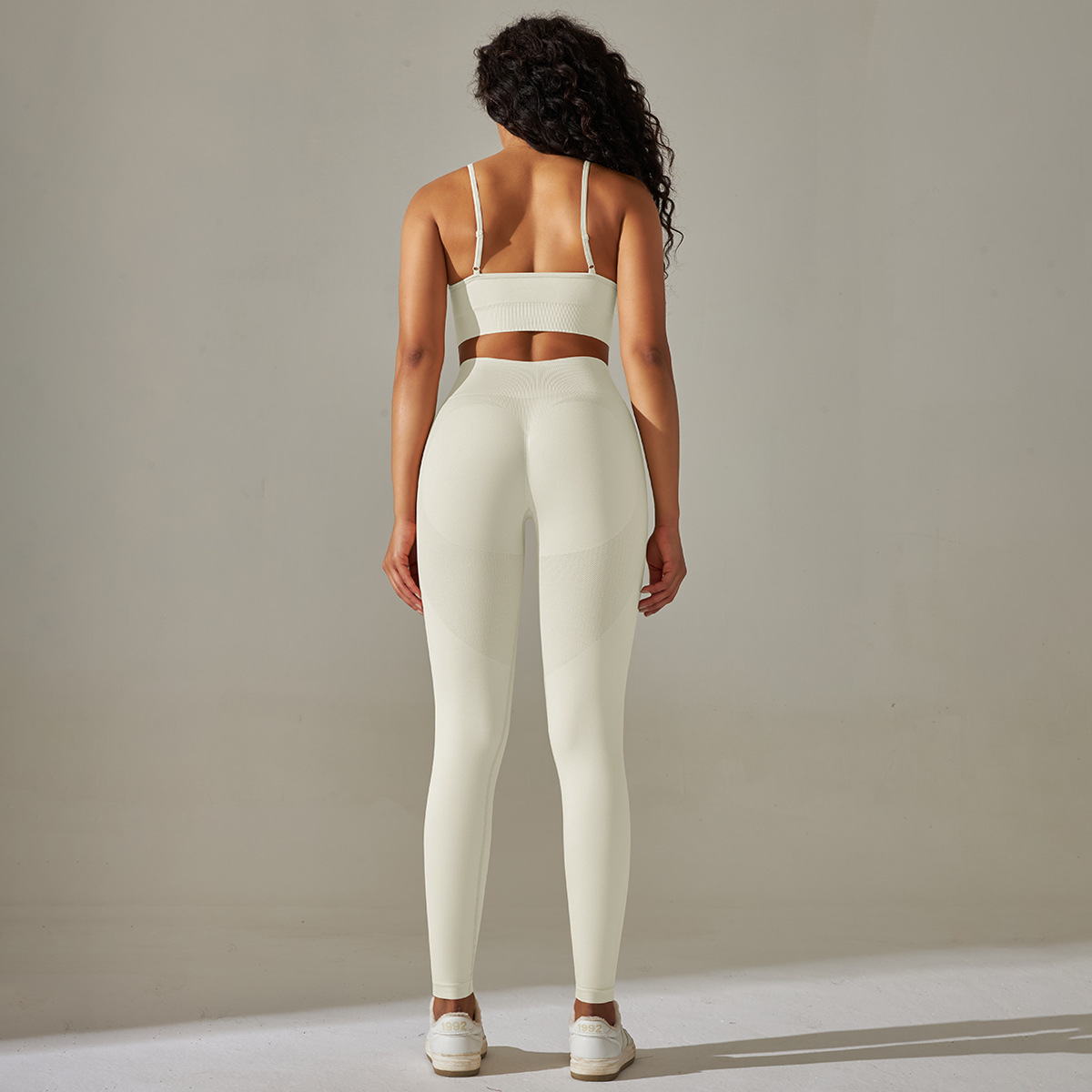  Spaghetti Straps Backless Sports Bra Set 6606