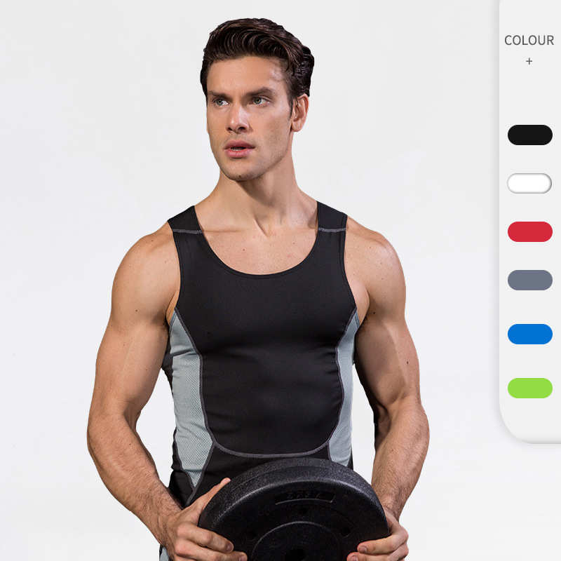 Men's Stretchy Sweat-Wicking Quick-Dry Tank 1009