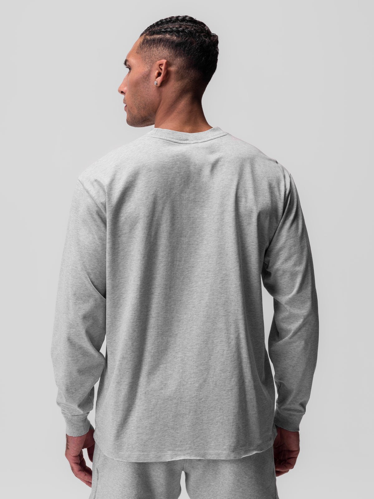 Men's Loose Fit Round Neck Long Sleeve Top CX817