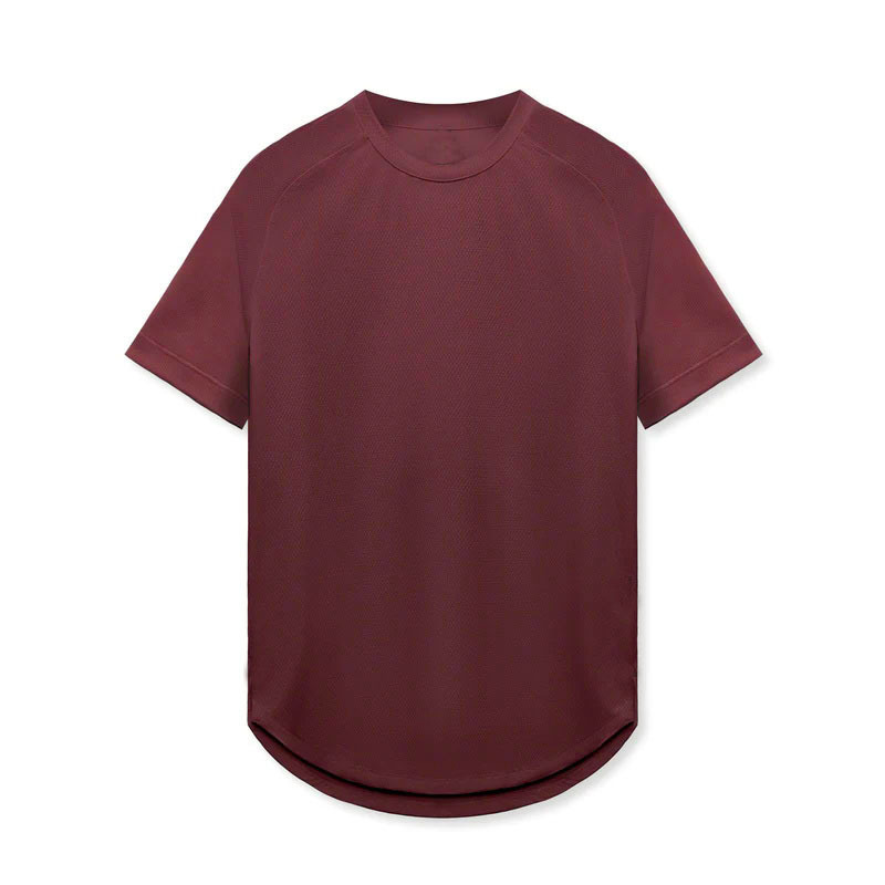 Men's Mesh Breathable Quick - Dry Sports Short - Sleeved Shirts 23-TX218