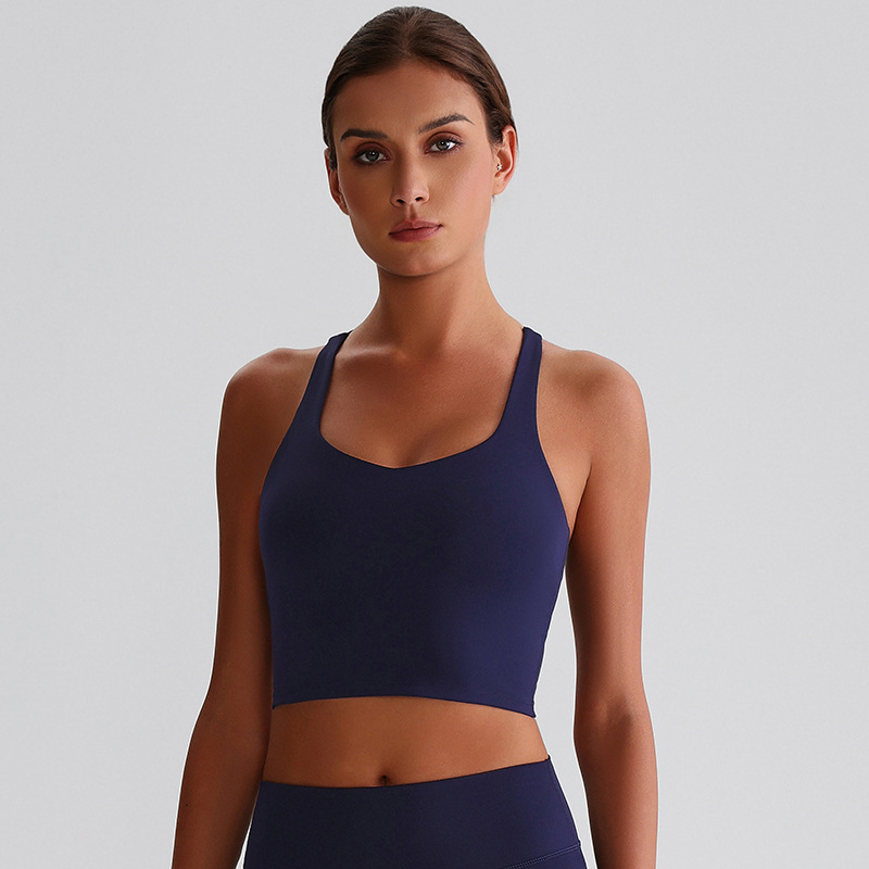  Cross Back Sports Bra for Summer Outer Wear SKL-LQ8021