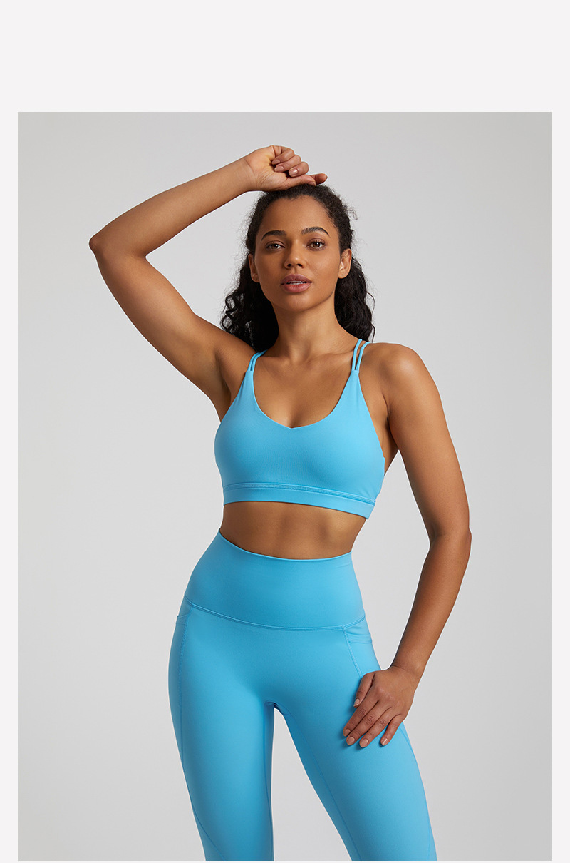  Naked Fitness Bra Shock-Absorbing Tight Quick-Drying Yoga Wear SKL-LQ4060