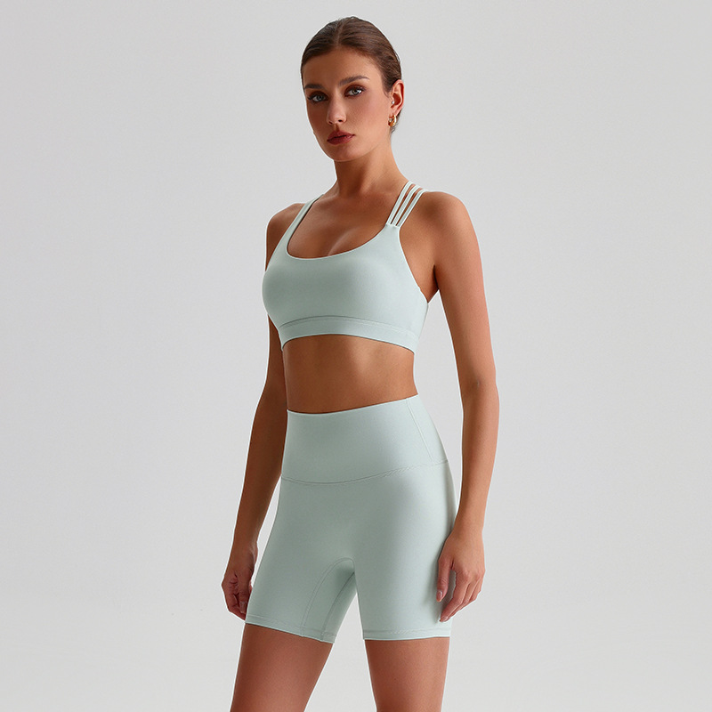  Sexy Sports Running And Fitness Suit Shorts Set SKL-LQ0135