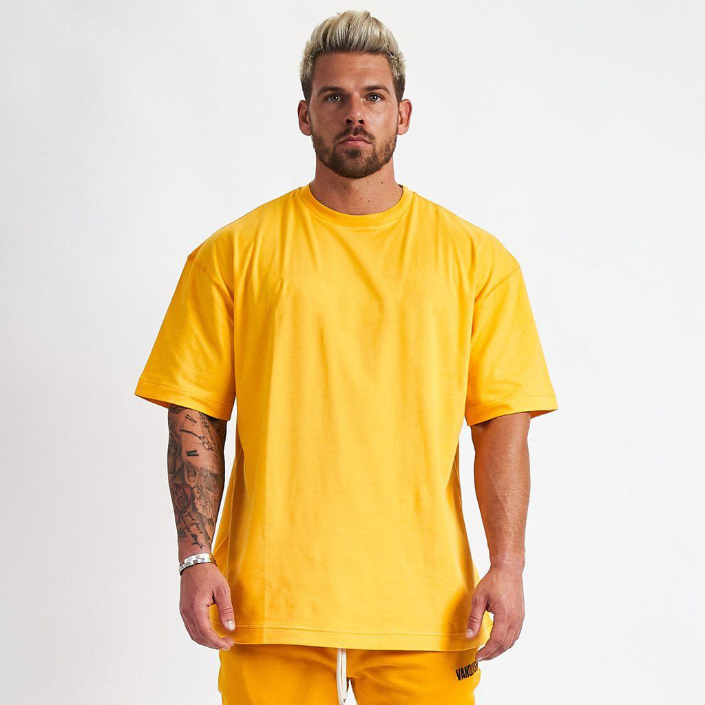 Men's Round Neck Cotton Loose Fit T-Shirt TX38