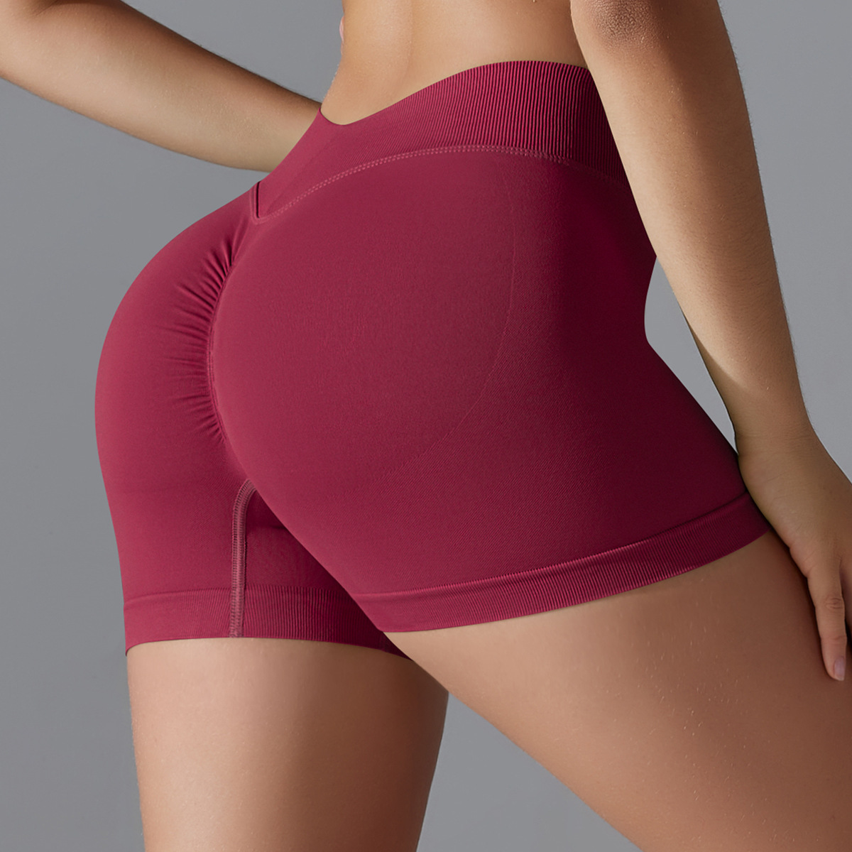  High-Waisted Hip-Lifting Yoga Shorts for Women 6664shorts