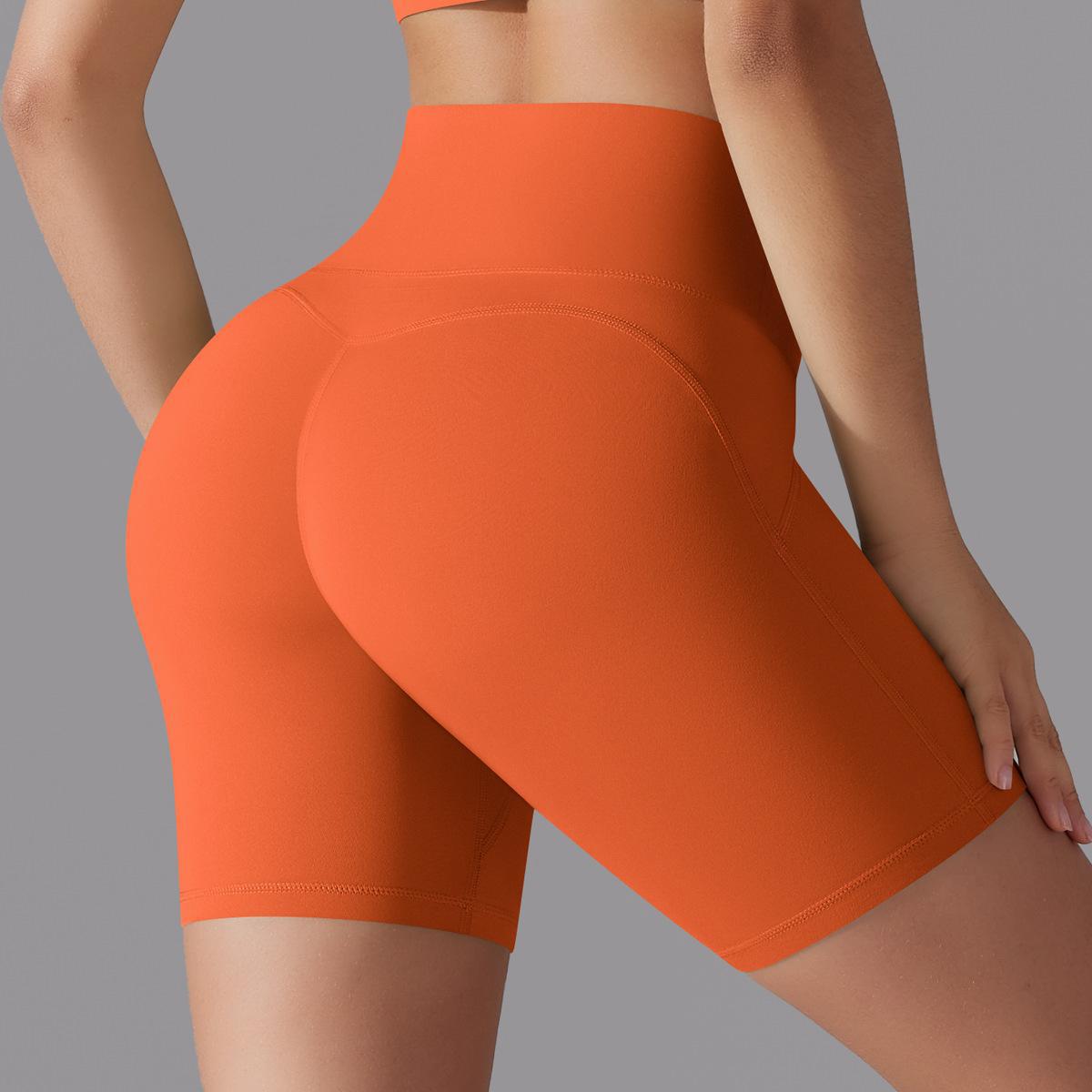  High-waisted Hip-lifting Running Training Yoga Shorts 7054