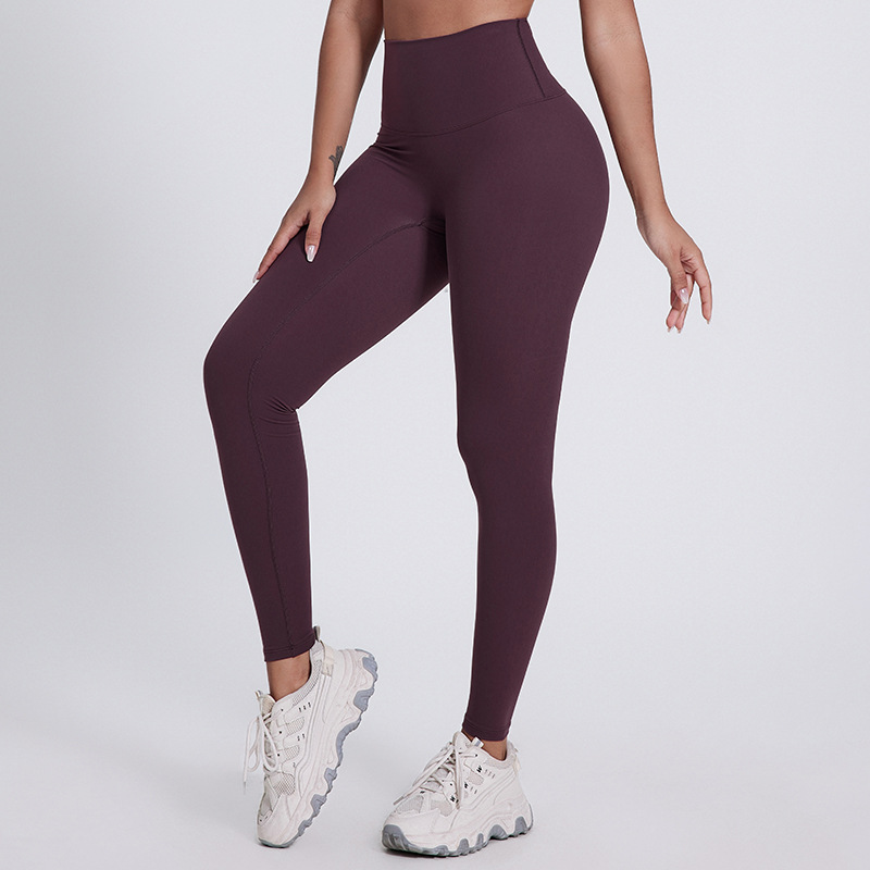 Tight-fitting Yoga Pants Without Embarrassing Lines With Pocket  High-waisted Fitness Leggings SKL-LQ5030