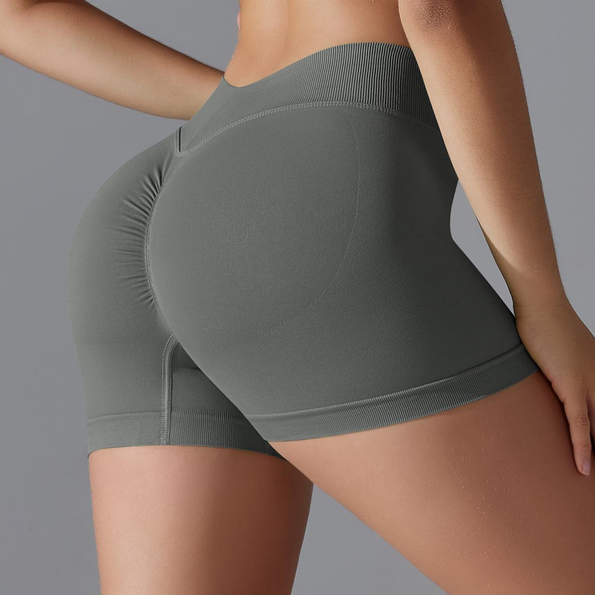  High-Waisted Hip-Lifting Yoga Shorts for Women 6664shorts