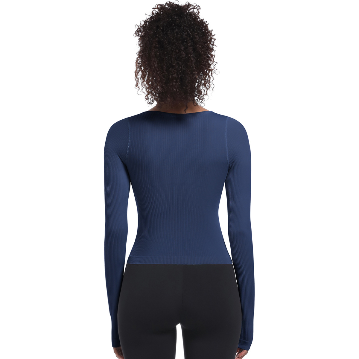  Tight-Fit Long-Sleeve Sports Fitness Top 6670