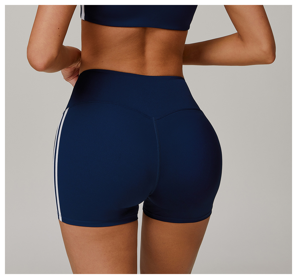 Naked feeling High waisted Tightening and Butt - lifting Yoga Shorts 3020