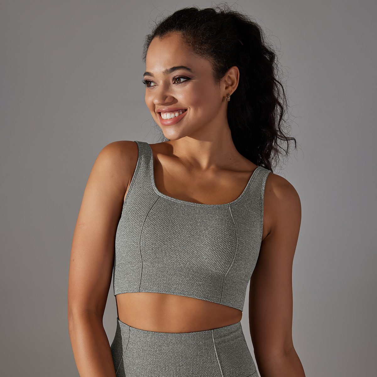 Shockproof Gathering Backless Fitness Vest 6621vest