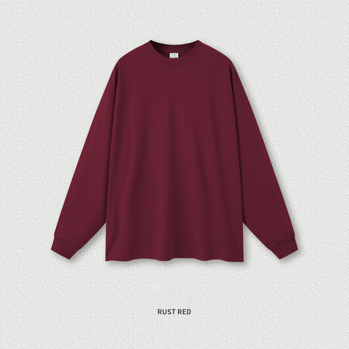  Spring Solid Color Long Sleeve Top BEW0013