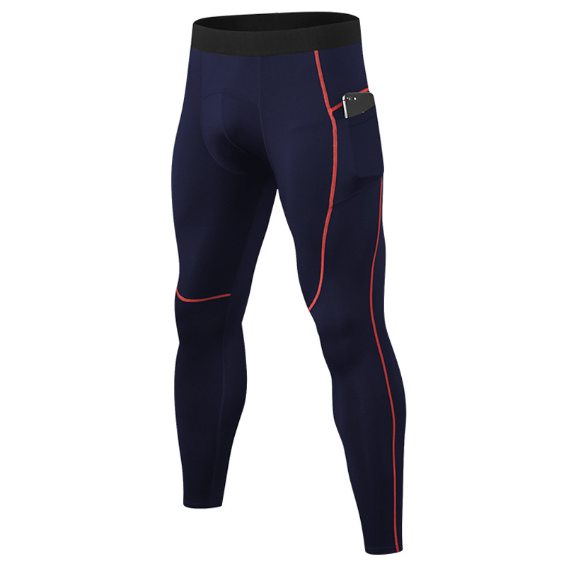 Men's High - Elastic Tight, Quick - Dry & Sweat - Wicking Sport Pants 01318
