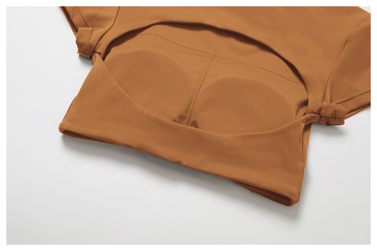 Soft Fabric Classic Yoga Crop Yoga Top 9172