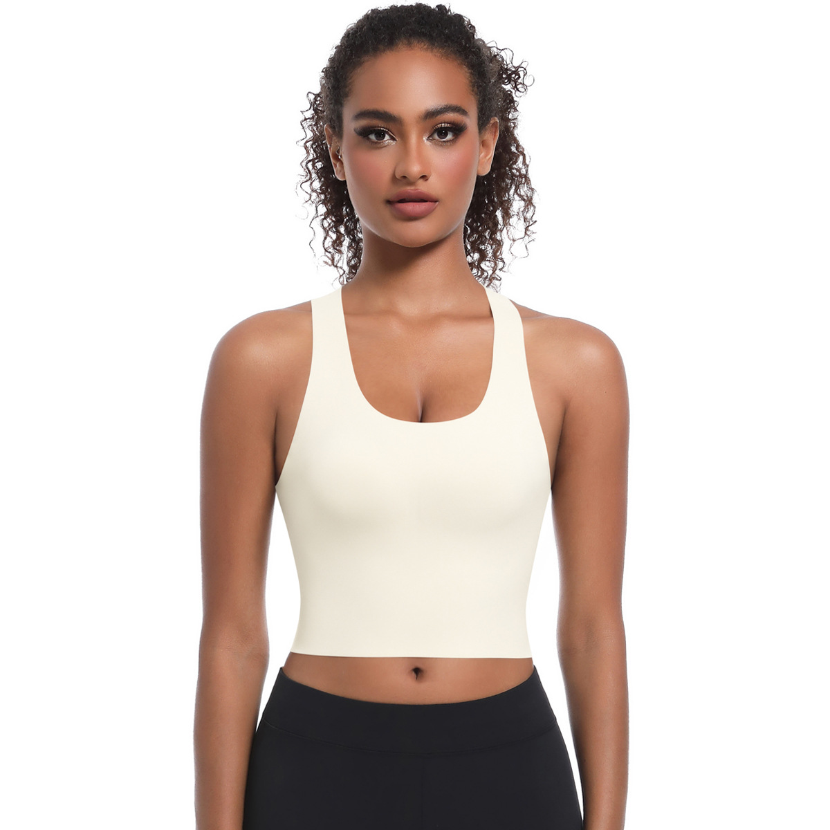  Crisscross Straps Backless Yoga Bra 7079