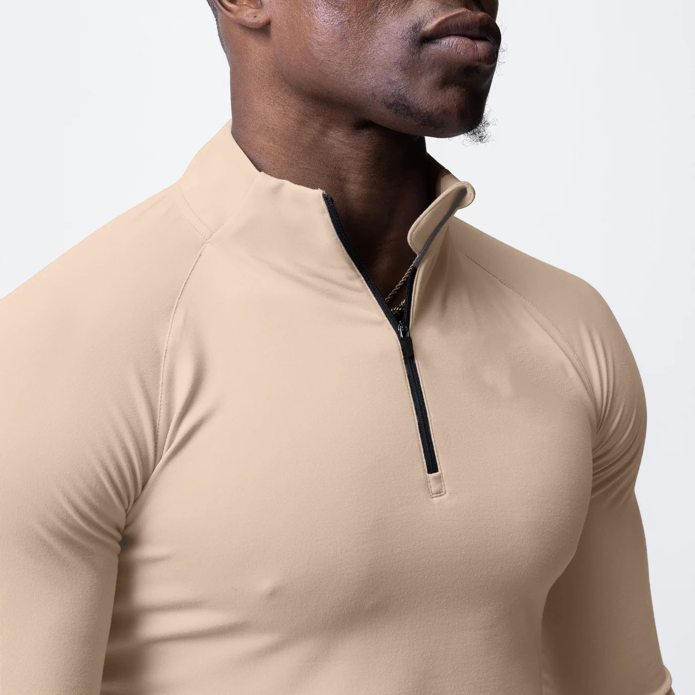 Men's Compression Long-Sleeve Shirt with Zipper LMCX01