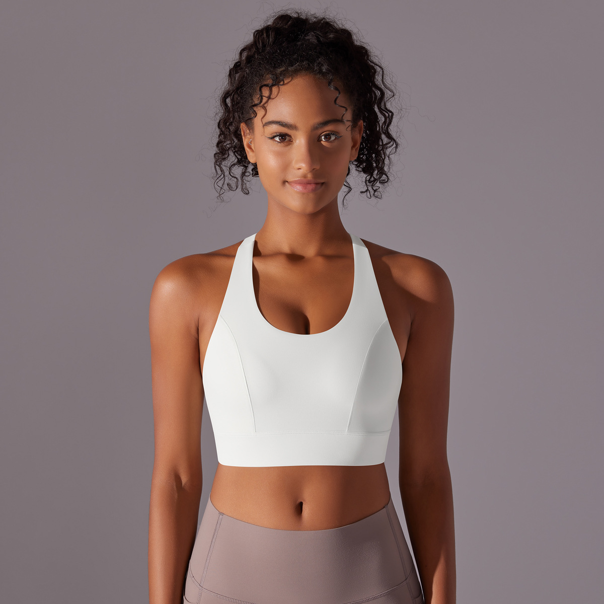 Seamless Back Buckle Shockproof Fitness Vest 7008