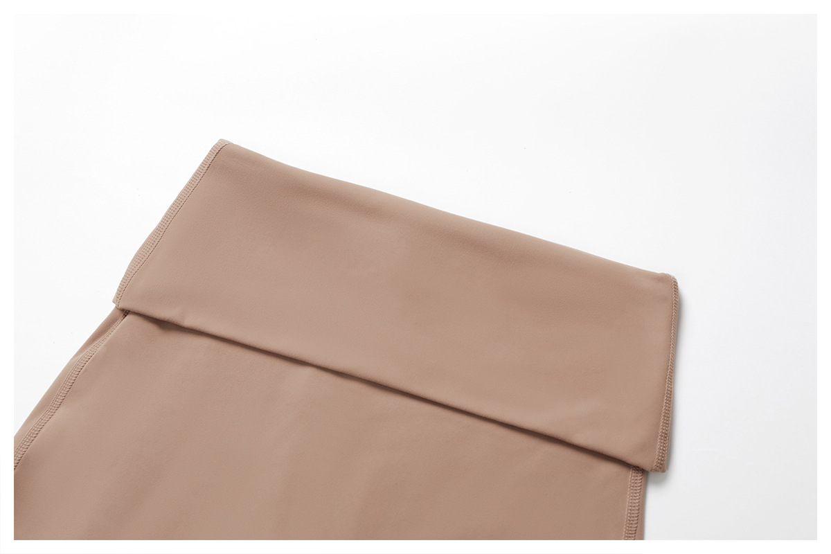 Recycled Waistband Flipping Quick Dry Yoga Shorts 8998