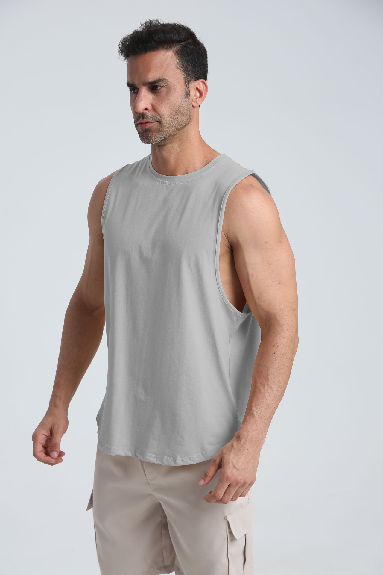 Men's Round Neck Sports Tank BX11