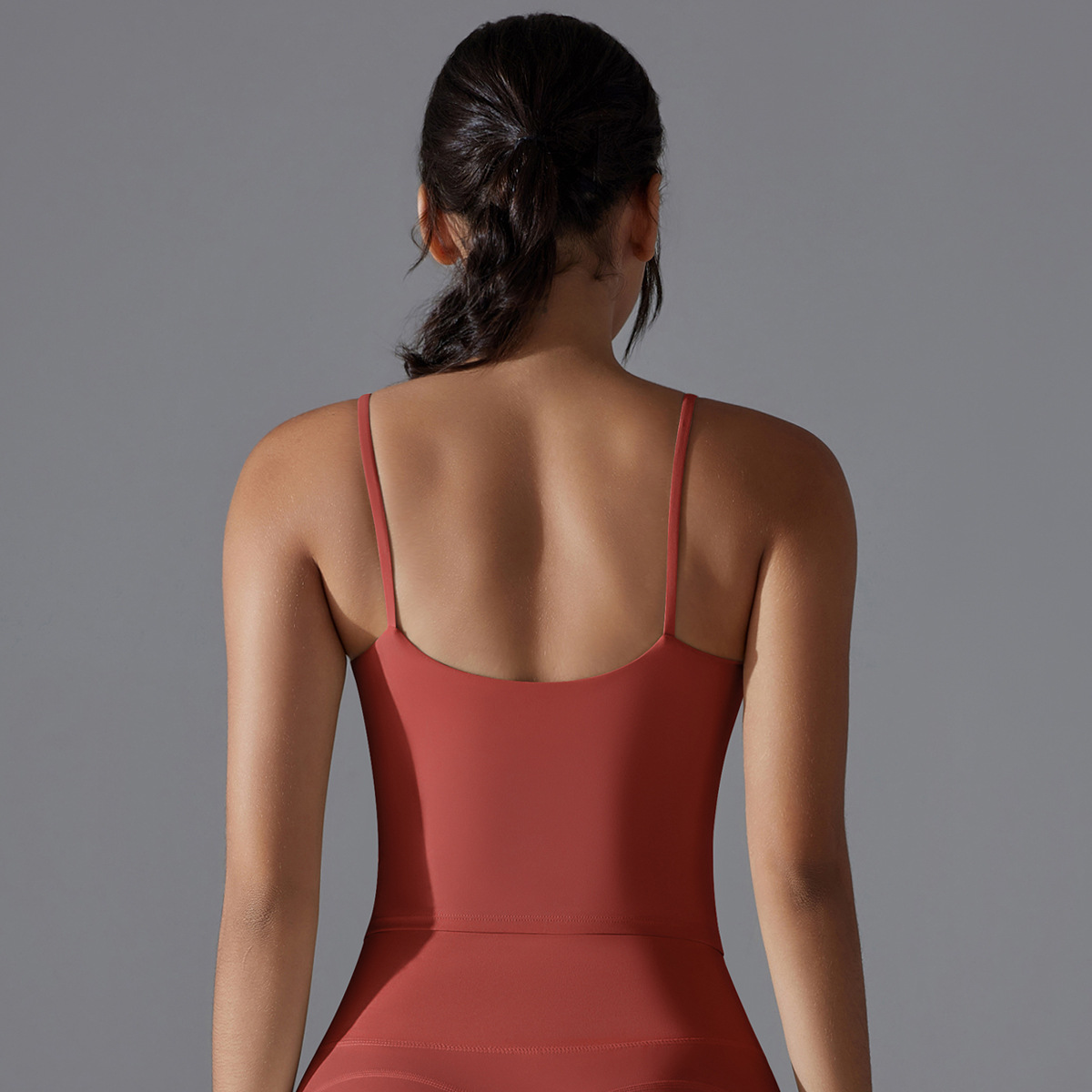 Halter Breathable Tight Yoga Wear Sports Running Bra 7052