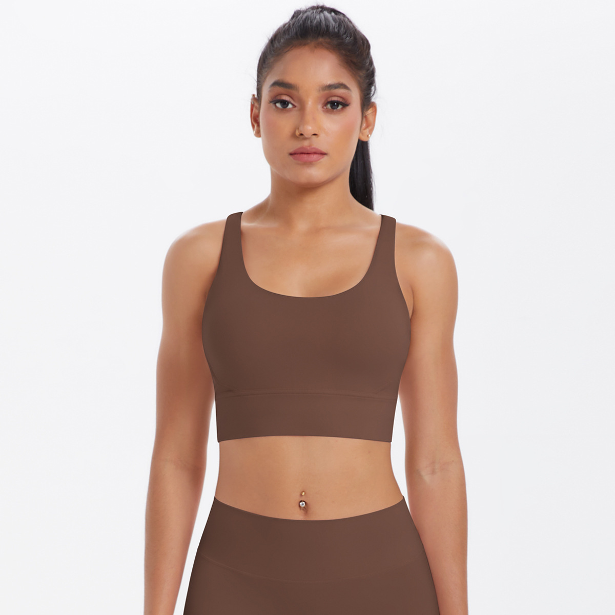 Naked-feeling Quick-dry Cross-strapped Yoga Vest 7113