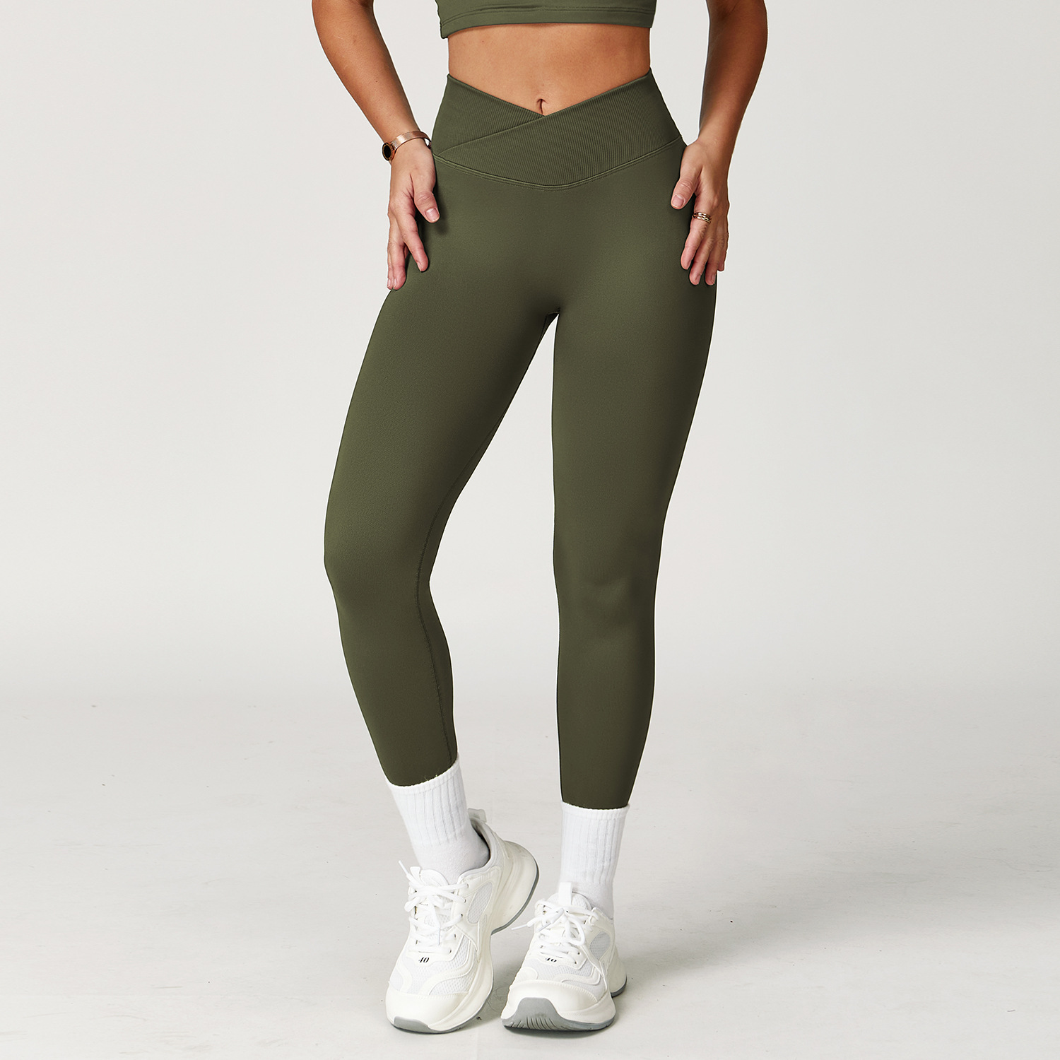 Scrunch Seamless V-Cut Yoga Leggings 4596
