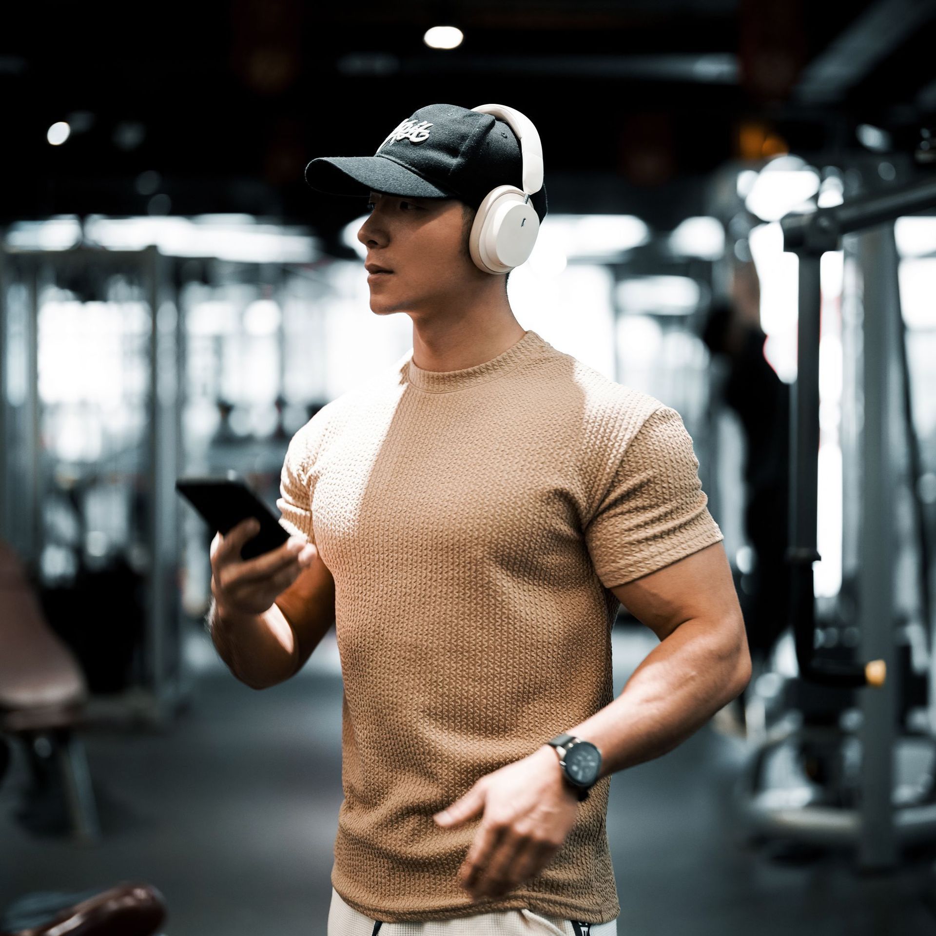 Men's Quick-Dry Stretch Solid Color T-Shirt DX113