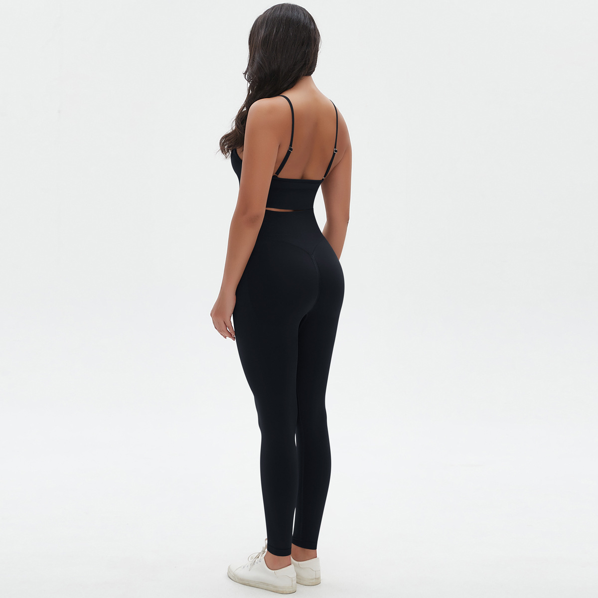  High-Waisted Hip-Lifting Tight Pants Bra Fitness Set 6666